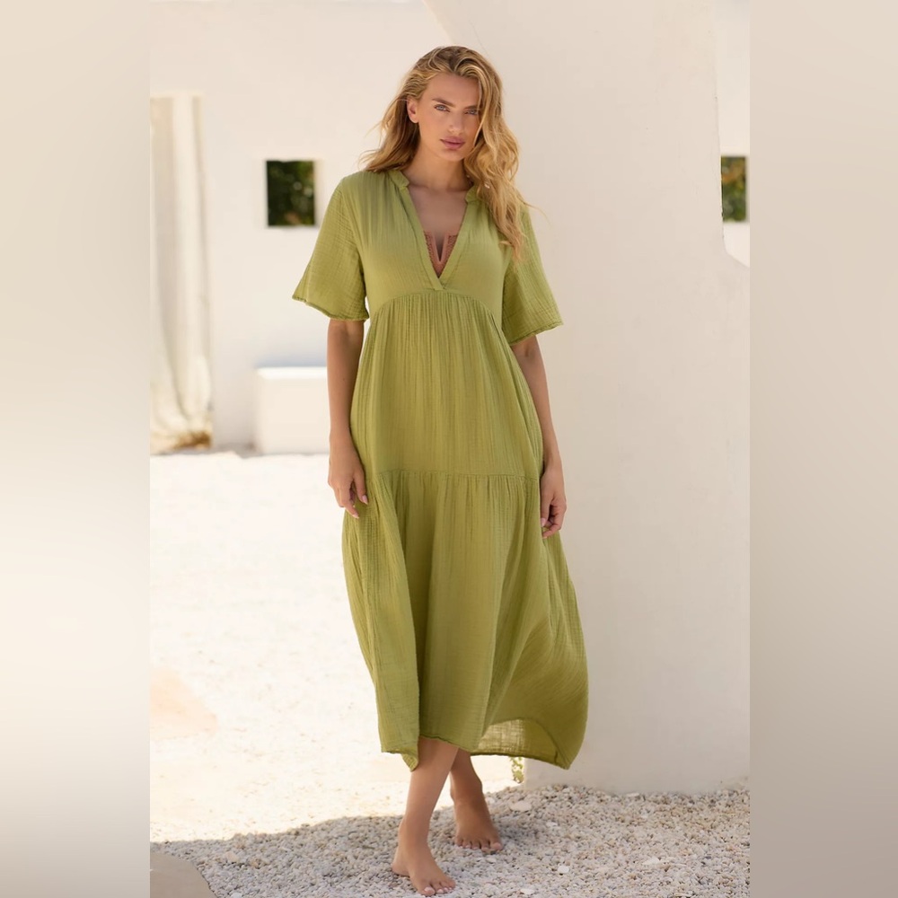 The Kallie Flowy Maxi Dress By Anthropologie